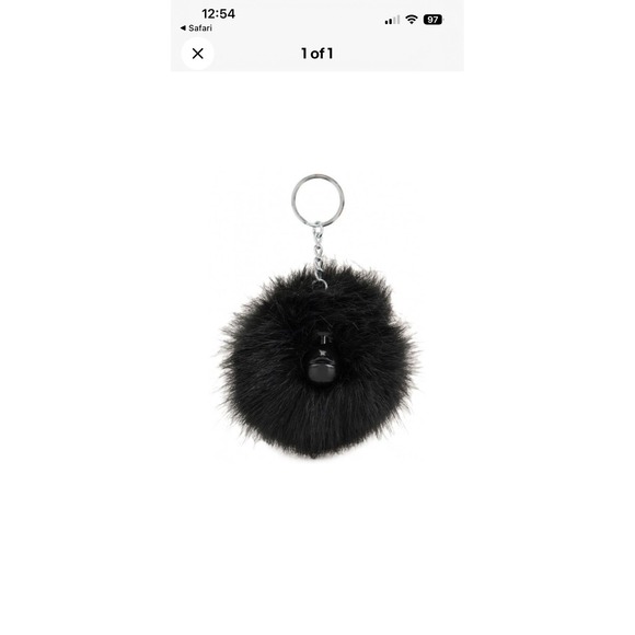 Kipling Accessories - Kipling Keychain POMPOM MONKEY True Black Bag Charm Key Ring